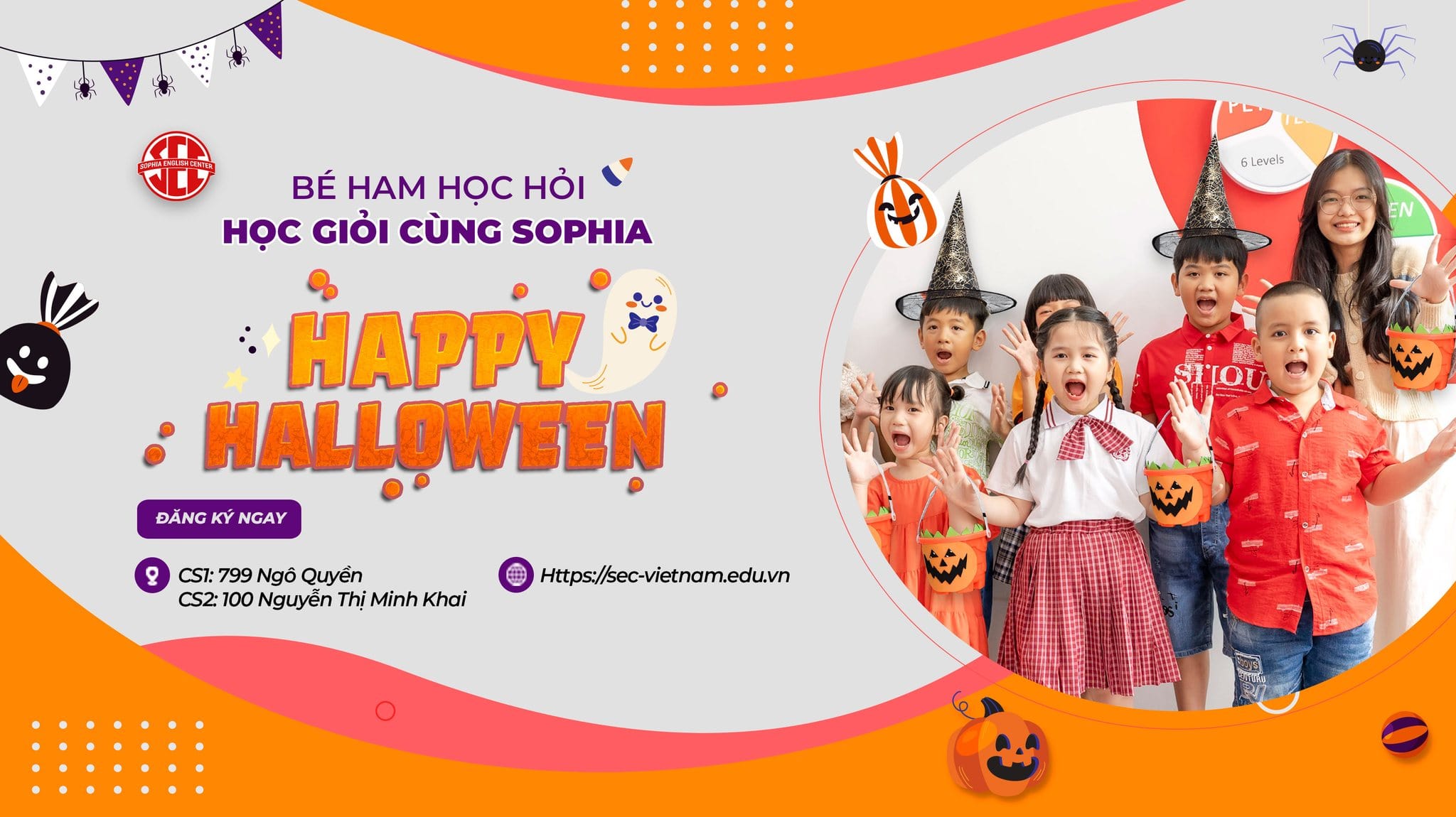 Lễ hội halloween cùng học viên của SOPHIA