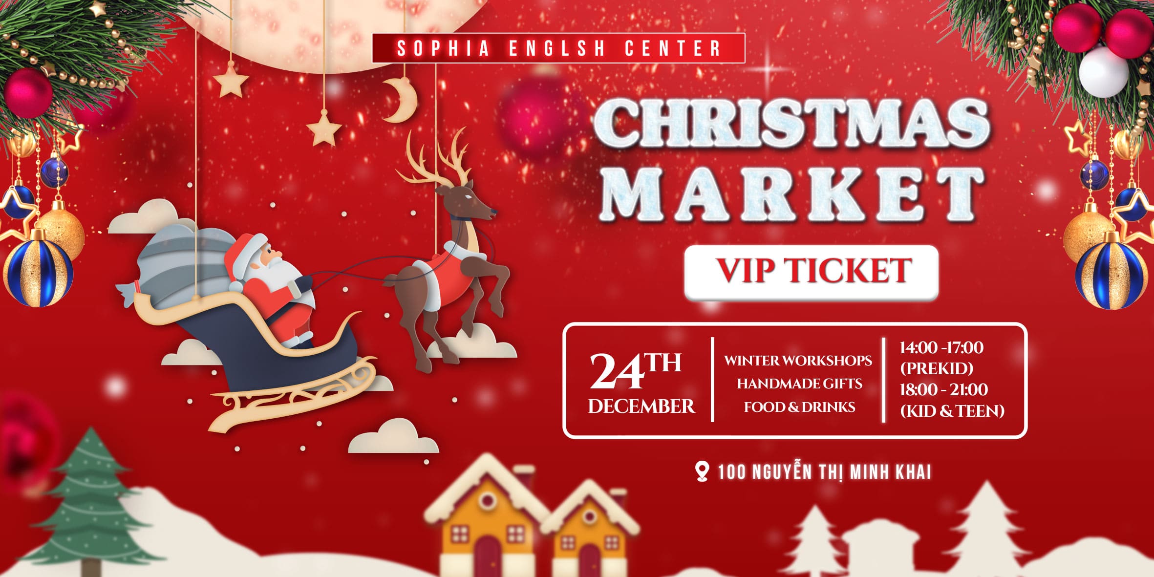 Chương trình “Christmas Market”.