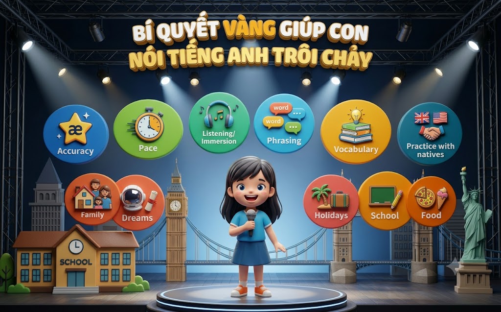 6 Bí Quyết Luyện Nói Tiếng Anh Như Người Bản Xứ Hiệu Quả Cho Trẻ