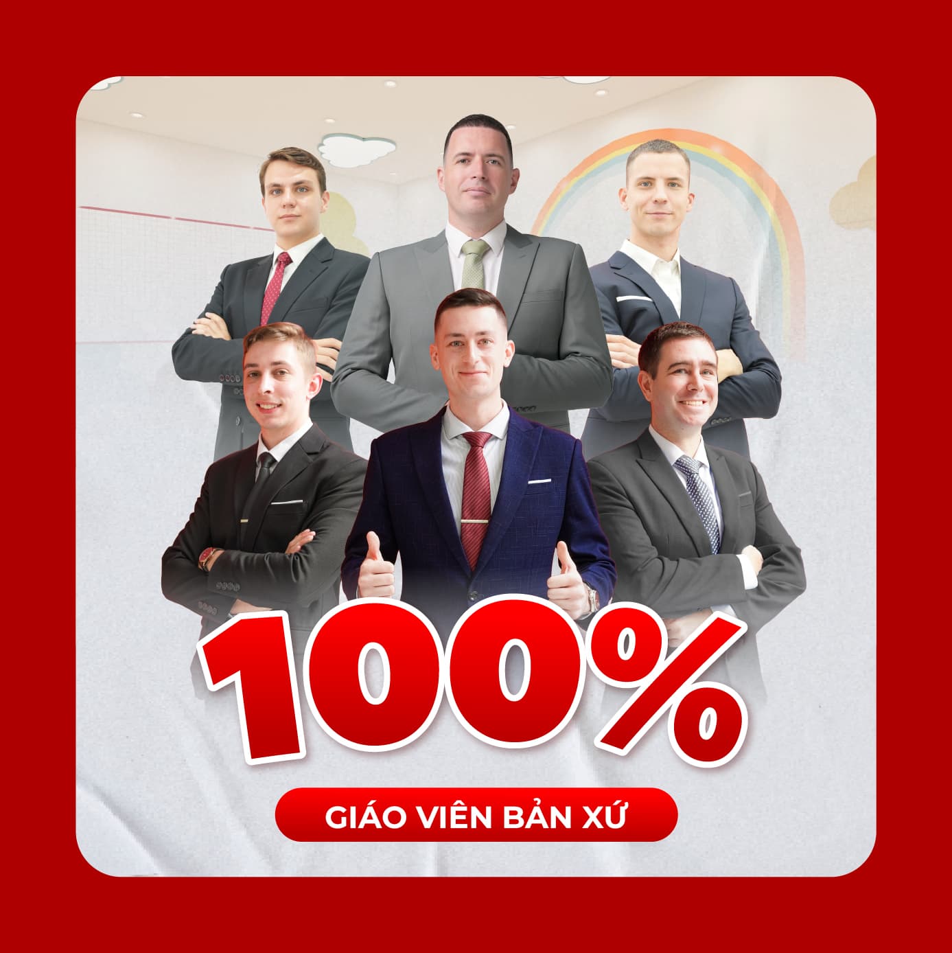 Đội Ngũ 100% Giáo Viên Bản Xứ Chuyên Môn Cao