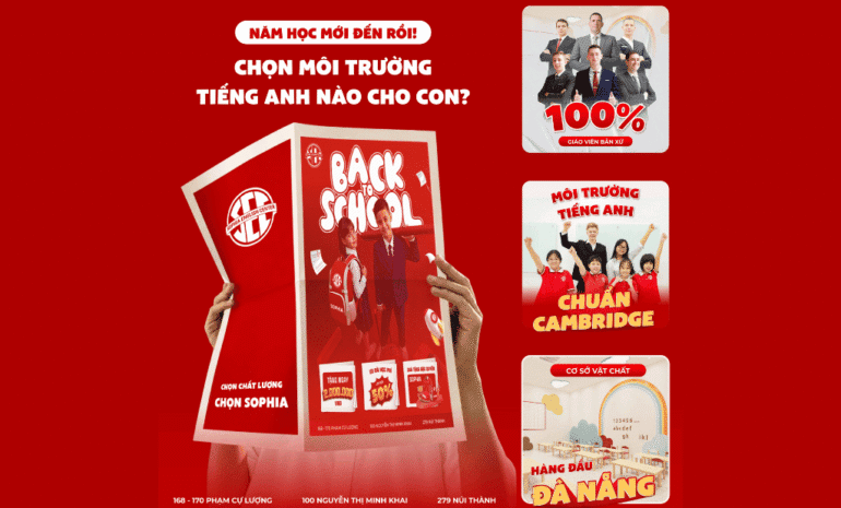 Chọn Môi Trường Tiếng Anh Cho Con: Ưu Đãi Back To School Tại SOPHIA