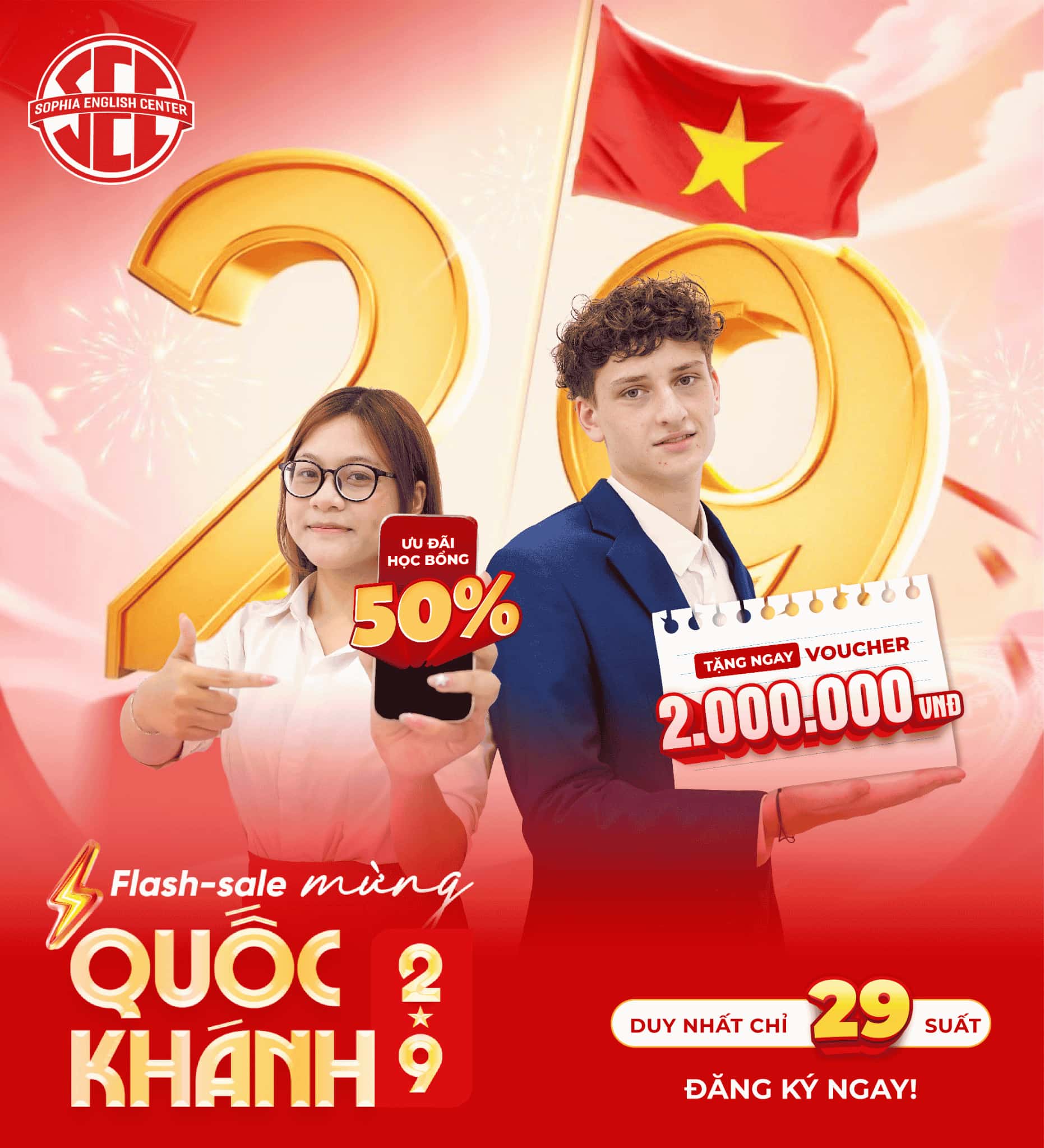 Chi Tiết Chương Trình Flash-Sale Mừng Quốc Khánh 2/9